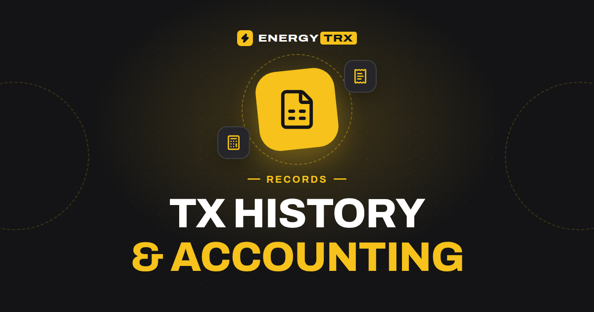 Exporting Your TRON Transaction History for Accounting and Fees